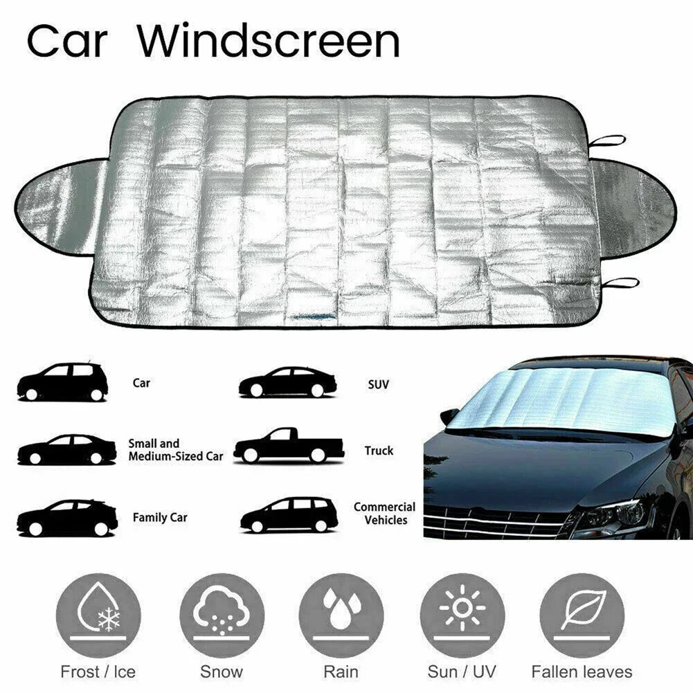 Car Windscreen Frost Cover Ice Snow Shield Protector | UV Protection Auto Front Shield